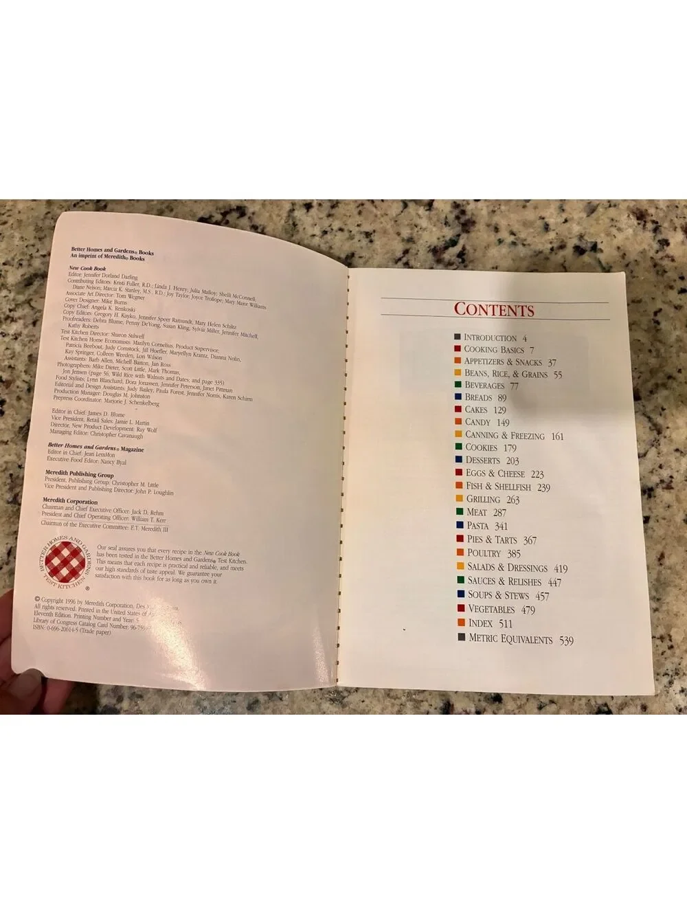Better Homes and Gardens New Cook Book Vintage Edition
